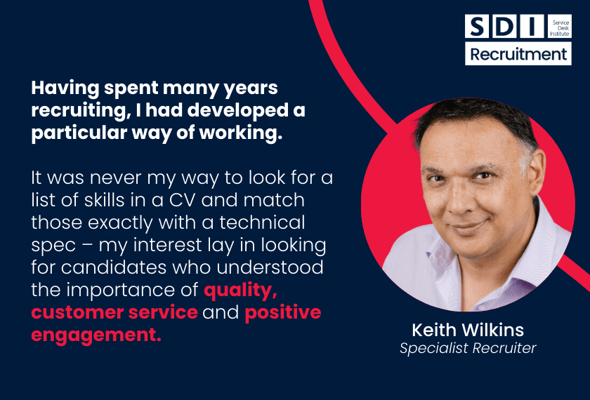 Meet the SDI recruiter Keith